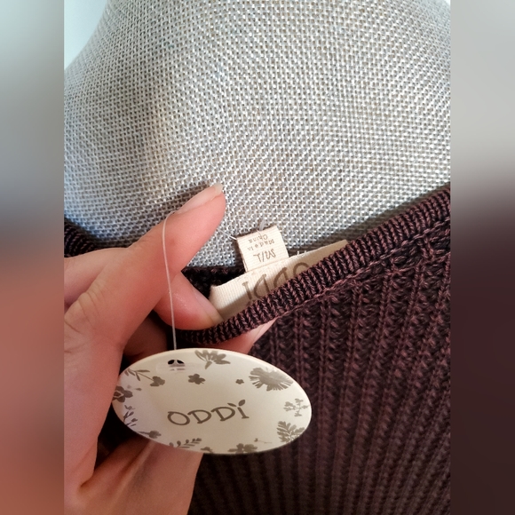 NEW Cotton distressed boho sweater - Picture 4 of 5